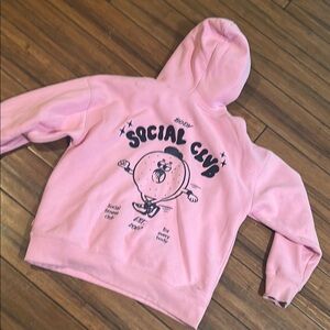 Pink Graphic Hoodie